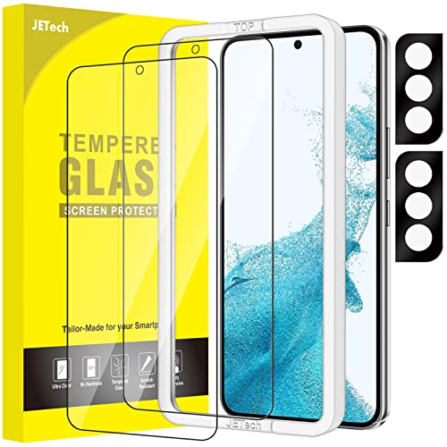 JETech Schutzfolie für Samsung Galaxy S22+/S22 Plus 5G mit Kameraschutz und Einfaches Installationswerkzeug, Panzer Schutz Gehärtetes Glas Displayschutz, Fingerabdruck-ID-kompatibel, 2 Stück JETech Schutzfolie für Samsung Galaxy S22+/S22 Plus 5G mit Kameraschutz und Einfaches Installationswerkzeug, Panzer Schutz Gehärtetes Glas Displayschutz, Fingerabdruck-ID-kompatibel, 2 Stück von JETech