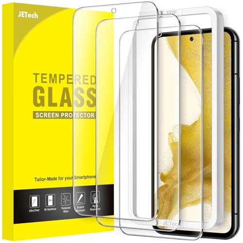 JETech Schutzfolie für Samsung Galaxy S22 5G 6,1 Zoll, Gehärtete Glas Displayschutz mit Einfachem Installationswerkzeug, Fingerabdruck ID Kompatibel, HD Klar, 3 Stück JETech Schutzfolie für Samsung Galaxy S22 5G 6,1 Zoll, Gehärtete Glas Displayschutz mit Einfachem Installationswerkzeug, Fingerabdruck ID Kompatibel, HD Klar, 3 Stück von JETech