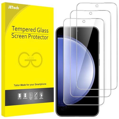 JETech Schutzfolie für Samsung Galaxy S23 FE 6,4 Zoll, Panzer Schutz Glas Folie Displayschutz, Fingerabdruck-ID-Kompatibel, HD Klar, 3 Stück JETech Schutzfolie für Samsung Galaxy S23 FE 6,4 Zoll, Panzer Schutz Glas Folie Displayschutz, Fingerabdruck-ID-Kompatibel, HD Klar, 3 Stück von JETech