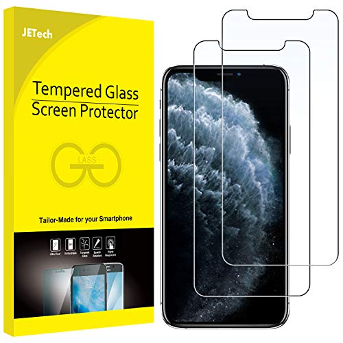 JETech Schutzfolie für iPhone 11 Pro, iPhone XS und iPhone X 5,8 Zoll, Panzer schutz Glas Folie Displayschutzfolie, 2 Stück JETech Schutzfolie für iPhone 11 Pro, iPhone XS und iPhone X 5,8 Zoll, Panzer schutz Glas Folie Displayschutzfolie, 2 Stück von JETech