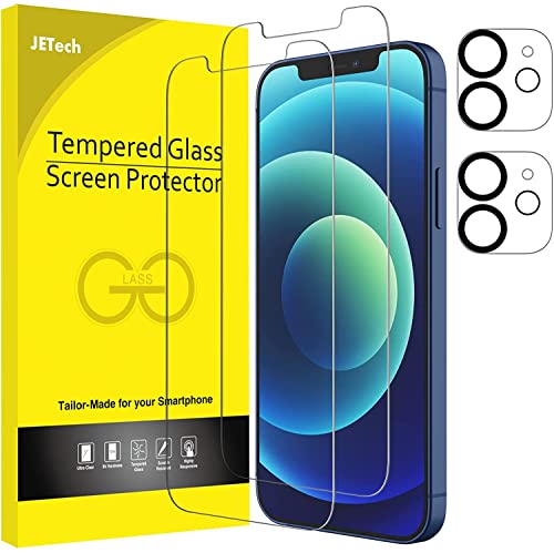 JETech Schutzfolie für iPhone 12 6,1 Zoll mit Kamera Schutz, Gehärtetes Glas Folie, 2 Stück Jeweils JETech Schutzfolie für iPhone 12 6,1 Zoll mit Kamera Schutz, Gehärtetes Glas Folie, 2 Stück Jeweils von JETech