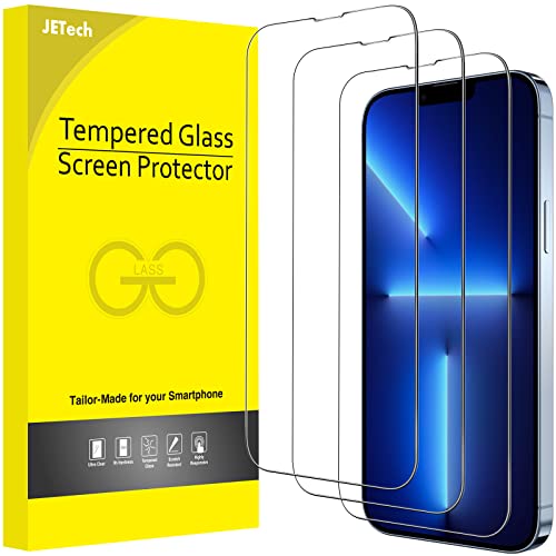 JETech Schutzfolie für iPhone 13 Pro Max 6,7 Zoll, 9H Gehärtetes Glas Displayschutz Hat Keinen Einfluss auf die Hülle, Panzer HD Klar, 3 Stück von JETech