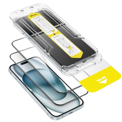 JETech Schutzfolie für iPhone 15 Plus 6,7 Zoll, 10-Sekunden-Supereinfache Installation, Blasenfrei Gehärtete Glas Displayschutz, Hat Keinen Einfluss auf die Hülle, HD Klar, 2 Stück JETech Schutzfolie für iPhone 15 Plus 6,7 Zoll, 10-Sekunden-Supereinfache Installation, Blasenfrei Gehärtete Glas Displayschutz, Hat Keinen Einfluss auf die Hülle, HD Klar, 2 Stück von JETech