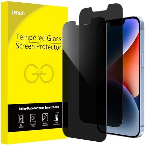 JETech Sichtschutz für iPhone 16e 2025, iPhone 14 6,1 Zoll, Anti-Spähen Privatsphäre Schutzfolie Panzer Schutz Glas Folie Displayschutz, 2 Stück JETech Sichtschutz für iPhone 16e 2025, iPhone 14 6,1 Zoll, Anti-Spähen Privatsphäre Schutzfolie Panzer Schutz Glas Folie Displayschutz, 2 Stück von JETech