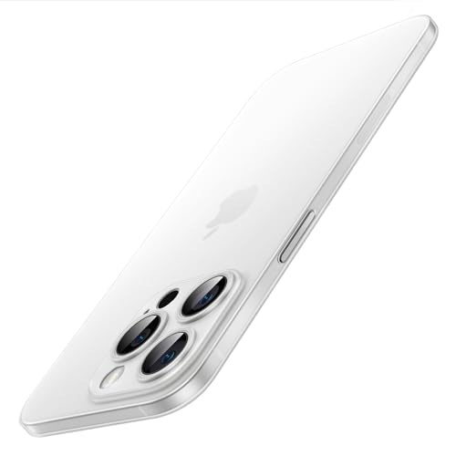 JETech Ultra Dünn Hülle für iPhone 14 Pro 6,1 Zoll, Kameraschutz Eingebaut Schutzhülle, Leichtes Matt Finish PP Harte Minimalistische Handyhülle (Translucent) von JETech