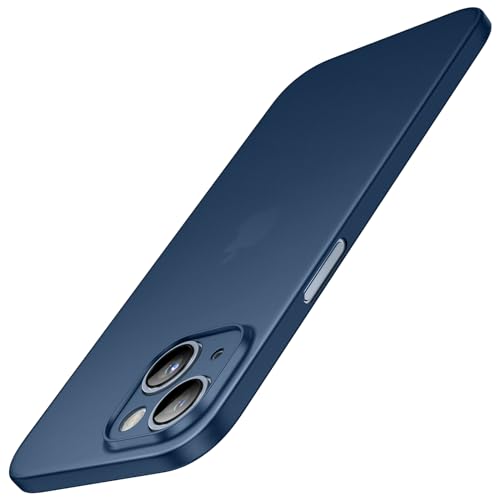 JETech Ultra Dünn (0,35 mm Slim) Hülle für iPhone 14 Plus 6,7 Zoll, Kameraschutz Eingebaut Schutzhülle, Leichtes Matt Finish PP Harte Minimalistische Handyhülle (Blau) von JETech