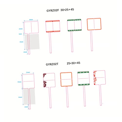 JEWEDECO 1 Rolle Schmucketikett Etikettenetikett Aus Papier Etikettenaufkleber Selbstklebender Schmuckaufkleber Green von JEWEDECO
