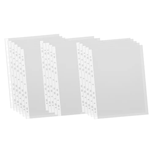 JEWEDECO 100 Stück Transparente Dokumententaschen A4 Größe Zum Aufbewahren Von Lose Blättern Und Papieren Organizer Für Zuhause Und Büro JEWEDECO 100 Stück Transparente Dokumententaschen A4 Größe Zum Aufbewahren Von Lose Blättern Und Papieren Organizer Für Zuhause Und Büro von JEWEDECO