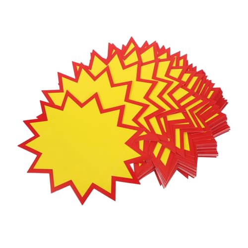 JEWEDECO 100 Stück Explosiv Aufkleber, Preisschild, Preisetiketten, Schilder, Papierpreisschild, Verkaufsschilder, Ladenpreisschilder, Preisschilder Für Supermärkte, Leere Etiketten, JEWEDECO 100 Stück Explosiv Aufkleber, Preisschild, Preisetiketten, Schilder, Papierpreisschild, Verkaufsschilder, Ladenpreisschilder, Preisschilder Für Supermärkte, Leere Etiketten, von JEWEDECO