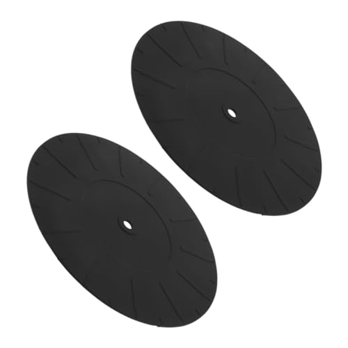 JEWEDECO 2 Stück Silikon Plattenspieler Pad, Plattenmatten, Plattenspieler Slipmat, Silikon Plattenspieler Slipmat, Vinyl Schallplatten Plattenspieler Matte, Plattenspieler Slipmat, JEWEDECO 2 Stück Silikon Plattenspieler Pad, Plattenmatten, Plattenspieler Slipmat, Silikon Plattenspieler Slipmat, Vinyl Schallplatten Plattenspieler Matte, Plattenspieler Slipmat, von JEWEDECO