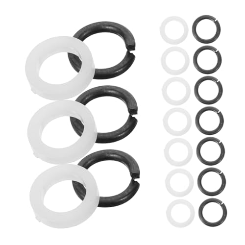 JEWEDECO 20 Paar Gitarren Stimmgerät Griff, Austauschbare Stimmwirbel Dichtung, Stimmgerät Unterlegscheiben, Gitarrenzubehör, Gitarren Stimmgerät Dichtungen, Stimmgerät Gitarren Pads, von JEWEDECO