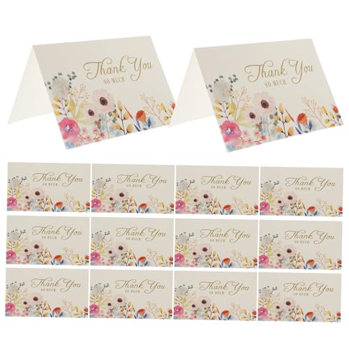JEWEDECO 20 Stück Dankeskarten, Dankeskarten Für Lehrer, Grußkarten Für Lehrer, Geschäftsgrußkarten, Themenkarten Zum Lehrertag, Kleine Papierkarten, Anerkennungskarte Für Lehrer JEWEDECO 20 Stück Dankeskarten, Dankeskarten Für Lehrer, Grußkarten Für Lehrer, Geschäftsgrußkarten, Themenkarten Zum Lehrertag, Kleine Papierkarten, Anerkennungskarte Für Lehrer von JEWEDECO