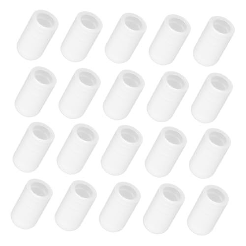 JEWEDECO 20 Stück Drumstick Schutz, Drum Zubehör, Drum Übungs Drumstick Spitzen, Silikon Drumstick Zubehör, Drumstick Dämpfer Spitzen, Drumstick Silent Spitzen, Silikon Drum Dämpfer, Drum von JEWEDECO