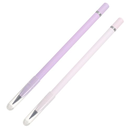 JEWEDECO Everlasting Pencil Pack 2 Stück tintenloser Stift Metallspitze wiederverwendbarer Schreibstift zum Schreiben Skizzieren und Zeichnen von JEWEDECO