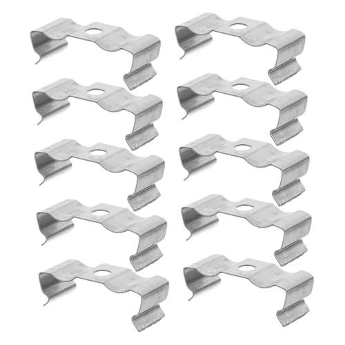 JEWEDECO 30 Stück Lichtmontagehalterungen, Lampenklemmen, Lampenrohr, Leuchtenhalter, Klemmclips, Halterung Für Lichtrohr, Montageclip Für Deckenleuchte, Lampenrohr, Lampenclip, von JEWEDECO