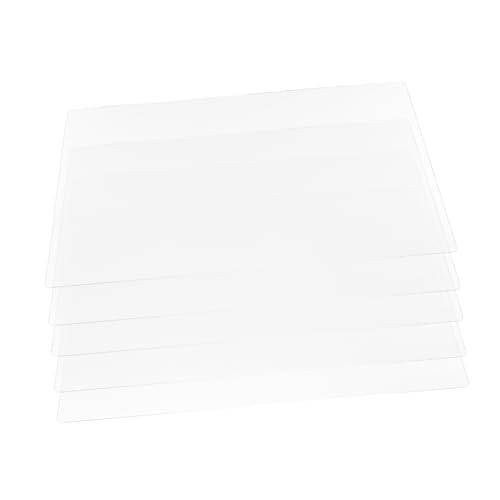JEWEDECO Kunststoffpolster Schreibunterlage Transparent 5 Blatt Schreibblock Für Büro Und Schule Rutschfeste Schreibtafel A3-größe JEWEDECO Kunststoffpolster Schreibunterlage Transparent 5 Blatt Schreibblock Für Büro Und Schule Rutschfeste Schreibtafel A3-größe von JEWEDECO