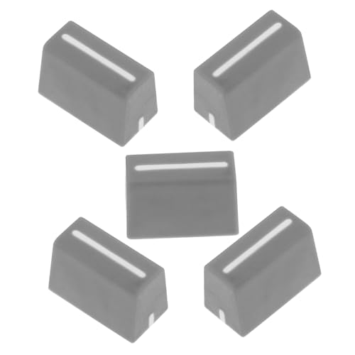 JEWEDECO 5 Stück Fader Kappen Für Mischpult, Fader Kappen, Ersatz Mixer Zubehör, Gitarren Soundkonsolen Zubehör, Fader Slider, Ersatz Slider Schiebeknöpfe, Konsolen Mixer Slider Fader JEWEDECO 5 Stück Fader Kappen Für Mischpult, Fader Kappen, Ersatz Mixer Zubehör, Gitarren Soundkonsolen Zubehör, Fader Slider, Ersatz Slider Schiebeknöpfe, Konsolen Mixer Slider Fader von JEWEDECO