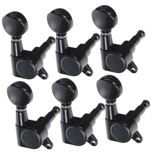 JEWEDECO 6 Stück Gitarren Stimmgeräte, Instrumententeile, Gitarrenwirbel Für Folk Gitarre, Metall Gitarrenwirbel, Instrumentenzubehör, Gitarren Stimmzubehör, Gitarren Stimmwerkzeuge, JEWEDECO 6 Stück Gitarren Stimmgeräte, Instrumententeile, Gitarrenwirbel Für Folk Gitarre, Metall Gitarrenwirbel, Instrumentenzubehör, Gitarren Stimmzubehör, Gitarren Stimmwerkzeuge, von JEWEDECO