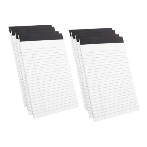 JEWEDECO Notizbücher Für Das Home-Office 8 Blöcke A5-Format Memo-Planer Linierter Papierblock Zeitplan-notizblöcke Schulnotizbücher Stiftfreundlich von JEWEDECO