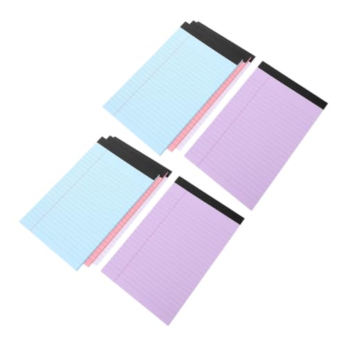 JEWEDECO Elegantes A5-Notizblock-Set 8 juristische Notizbücher liniertes Papier Bürozubehör für Schüler und von JEWEDECO