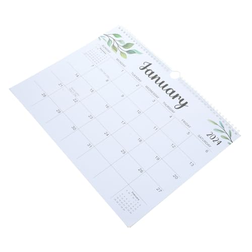 JEWEDECO Blattkalender Tischkalender Zarter Wandkalender Büro Monatskalender Hängekalender Wand Monatskalender Täglicher Wandkalender Haushalts Monatskalender Englischer Kalender JEWEDECO Blattkalender Tischkalender Zarter Wandkalender Büro Monatskalender Hängekalender Wand Monatskalender Täglicher Wandkalender Haushalts Monatskalender Englischer Kalender von JEWEDECO