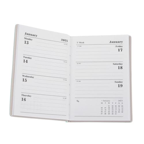JEWEDECO Tagesplaner-notizblock Für Reisen Büro Schule Tragbares Planer-notizbuch Mit Filigranem Design von JEWEDECO