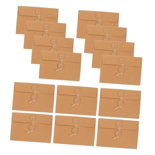 JEWEDECO Umschläge aus massivem Kraftpapier zum Binden von Kraftbriefen Bürokarten-Organizern Aufbewahrungsbeuteln für Fotobriefe JEWEDECO Umschläge aus massivem Kraftpapier zum Binden von Kraftbriefen Bürokarten-Organizern Aufbewahrungsbeuteln für Fotobriefe von JEWEDECO