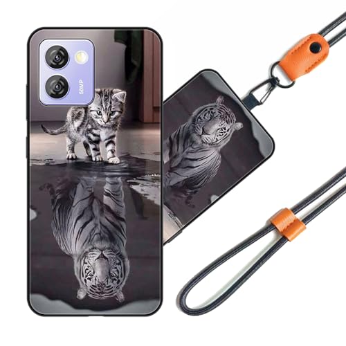 JEZSTHAI Handyhülle Kompatibel mit Doogee N50 Pro Hülle Silikon Muster Schutzschale Weiche Flexibel Stoßfeste TPU Schutzhülle mit Handykette & Handykordel zum Umhängen,Nr.A05 JEZSTHAI Handyhülle Kompatibel mit Doogee N50 Pro Hülle Silikon Muster Schutzschale Weiche Flexibel Stoßfeste TPU Schutzhülle mit Handykette & Handykordel zum Umhängen,Nr.A05 von JEZSTHAI