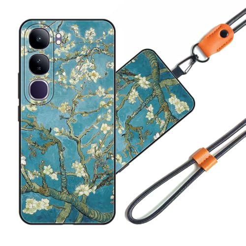 JEZSTHAI Handyhülle Kompatibel mit Vivo V40 Lite 5G Hülle Silikon Muster Schutzschale Weiche Flexibel Stoßfeste TPU Schutzhülle mit Handykette & Handykordel zum Umhängen,Nr.A10 JEZSTHAI Handyhülle Kompatibel mit Vivo V40 Lite 5G Hülle Silikon Muster Schutzschale Weiche Flexibel Stoßfeste TPU Schutzhülle mit Handykette & Handykordel zum Umhängen,Nr.A10 von JEZSTHAI