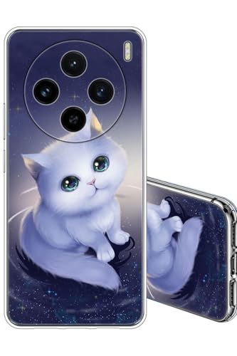 JEZSTHAI Handyhülle Kompatibel mit Vivo X100 Hülle Silikon Transparente Stoßfeste Kratzfeste Anti-Gelb Weiche Dünne TPU Rückseite Schutzhülle,Süße Katze 04 JEZSTHAI Handyhülle Kompatibel mit Vivo X100 Hülle Silikon Transparente Stoßfeste Kratzfeste Anti-Gelb Weiche Dünne TPU Rückseite Schutzhülle,Süße Katze 04 von JEZSTHAI