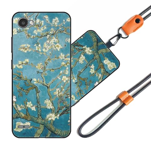 JEZSTHAI Schutzhülle Kompatibel mit LG Q6 Hülle Silikon Dünn mit Muster Design,Weiche Flexibel Stoßfeste Handyhülle mit Handykette & Handykordel zum Umhängen,Nr.A10 JEZSTHAI Schutzhülle Kompatibel mit LG Q6 Hülle Silikon Dünn mit Muster Design,Weiche Flexibel Stoßfeste Handyhülle mit Handykette & Handykordel zum Umhängen,Nr.A10 von JEZSTHAI