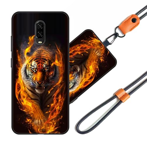 JEZSTHAI Schutzhülle Kompatibel mit OnePlus 6T Hülle Silikon Dünn mit Muster Design,Weiche Flexibel Stoßfeste Handyhülle mit Handykette & Handykordel zum Umhängen,Nr.A07 JEZSTHAI Schutzhülle Kompatibel mit OnePlus 6T Hülle Silikon Dünn mit Muster Design,Weiche Flexibel Stoßfeste Handyhülle mit Handykette & Handykordel zum Umhängen,Nr.A07 von JEZSTHAI