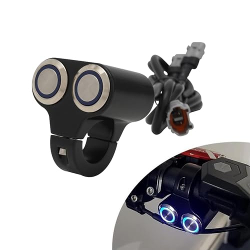 JFG RACING Surron Lichtschalter,Motorrad Scheinwerfer Schalter Dual Switch Motorrad Lenker Schalter Plug & Play Wasserdicht Scheinwerfer Schalter für Sur Ron Light Bee X/S von JFG RACING