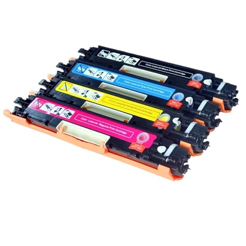 JFGIkLFD 4Pcs Kompatibel CE310 CE310A 313A 126A 126 Farbe Toner Patronen Kompatibel mit Pro CP1025 M275 100 200 Farbe MFP m175a M175nw von JFGIkLFD
