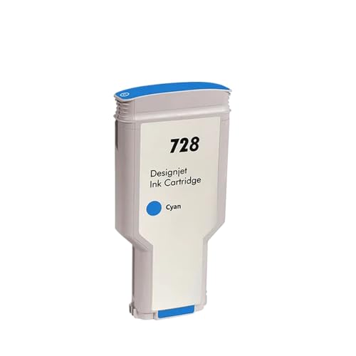 JFGIkLFD Kompatible 728MBK-Tintenpatrone Kompatibel mit 728 Kompatibel mit DesignJet T730 T830-Tintenstrahldrucker(1 Cyan-300ML) von JFGIkLFD
