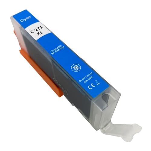 JFGIkLFD Kompatible Tintenpatrone PGI-270 CLI-271 XL Kompatibel mit TS6020 TS5020 MG5720 MG5721 MG5722 MG6820 MG6821 MG6822 MG7720 Tintenstrahldrucker(CLI271C 1PC) von JFGIkLFD