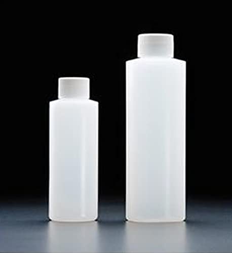 JG FINNERAN d0437b-8 High Density Polyethylen Natur Schmal Mund Labor Grade Flasche, 28 mm Schließung, 250 ml Fassungsvermögen, Bulk Pack (180 Stück) von JG Finneran