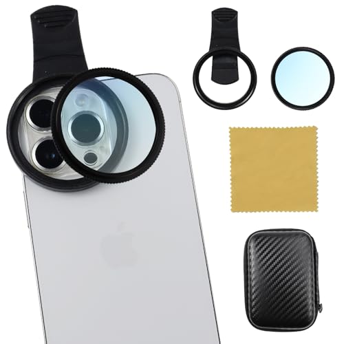 JGCJGG CPL Filter 52 mm, Polarisationsfilter für Handykamera, CPL Filter Objektivset, Clip-On-Adapter, Polfilter für iPhone Android Meisten Handys und Tablets JGCJGG CPL Filter 52 mm, Polarisationsfilter für Handykamera, CPL Filter Objektivset, Clip-On-Adapter, Polfilter für iPhone Android Meisten Handys und Tablets von JGCJGG