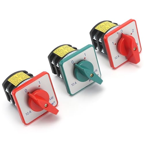 HZ5D-10/1.7 L02 L03 M04 1.7KW 10A 2 Pole Drehschalter Auswahl Cam Umschalter 1Pcs(10A 1.7 L02) von JGODGQPM