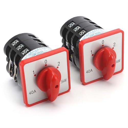 HZ5D-40/7.5 M05 M06 7.5KW 40A Reversible Transferschalter Zwei Spannung Drei-poligen Nockenschalter 1Pcs(40A 7.5 M06) von JGODGQPM