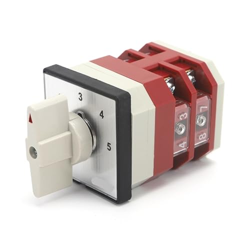 LW12-16/F5672.2 16A Fünf Position Zwei Pole Control Circuit Rotary Cam Schalter 1Pcs LW12-16/F5672.2 16A Fünf Position Zwei Pole Control Circuit Rotary Cam Schalter 1Pcs von JGODGQPM
