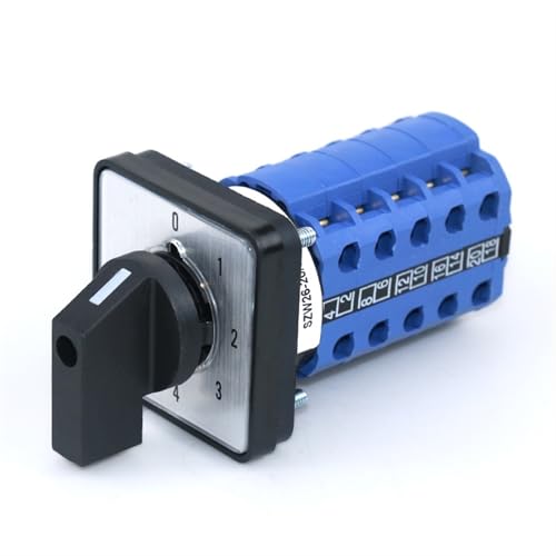SZW26/LW26-20/0-5.5 20 Klemmen 5 Pole 20A 660V 64X64 48X48mm Panel Mount Cam Schalter 1Pcs(0-5.5 48X48mm) von JGODGQPM