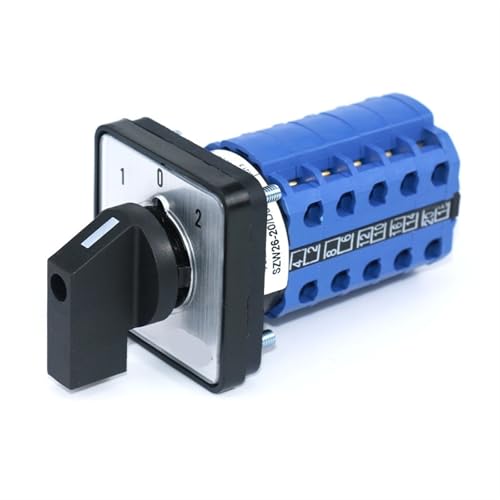 SZW26/LW26-20 1-0-2 5 Phase 20A 660V Transfer Drehschalter Umschalter Steuerschalter 1Pcs(D505.5 1 0 2 64X64mm) von JGODGQPM