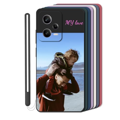 JGOYGYI Personalisierte Handyhülle kompatibel mit Xiaomi Redmi Note 12 Pro+ 5G,Benutzerdefiniert Hülle mit Eigenem Foto Bild Text Name Individuelle case Schutzhülle + 1x Handykette JGOYGYI Personalisierte Handyhülle kompatibel mit Xiaomi Redmi Note 12 Pro+ 5G,Benutzerdefiniert Hülle mit Eigenem Foto Bild Text Name Individuelle case Schutzhülle + 1x Handykette von JGOYGYI