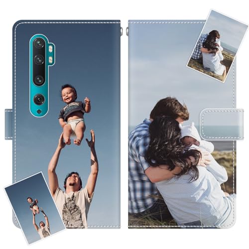 JGOYGYI Personalisierte Leder Handyhülle kompatibel mit Xiaomi Mi Note 10,Individuelle Eigenem Foto Bild Text Bildern Foldable Flip Klapphüllen Case hülle+Handykette JGOYGYI Personalisierte Leder Handyhülle kompatibel mit Xiaomi Mi Note 10,Individuelle Eigenem Foto Bild Text Bildern Foldable Flip Klapphüllen Case hülle+Handykette von JGOYGYI
