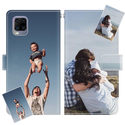 JGOYGYI Personalisierte Leder Handyhülle kompatibel mit ZTE Smartphone AXON 11 5G,Individuelle Eigenem Foto Bild Text Bildern Foldable Flip Klapphüllen Case hülle+Handykette JGOYGYI Personalisierte Leder Handyhülle kompatibel mit ZTE Smartphone AXON 11 5G,Individuelle Eigenem Foto Bild Text Bildern Foldable Flip Klapphüllen Case hülle+Handykette von JGOYGYI