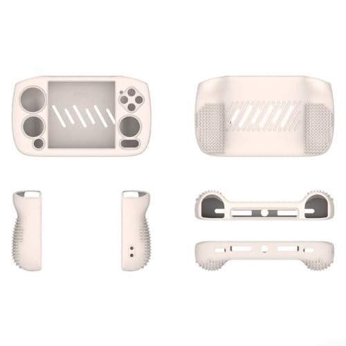 Gaming-Schutzhülle aus Silikon für ANBERNIC RG Cubexx, passgenau (Meterweiß) von JGmotorfi