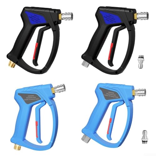 Hochdruckreiniger-Griff, 35,6 cm, mit ergonomischem Griff und 4000 PSI Leistung für schwere Reinigungsaufgaben (blau 3/8) von JGmotorfi