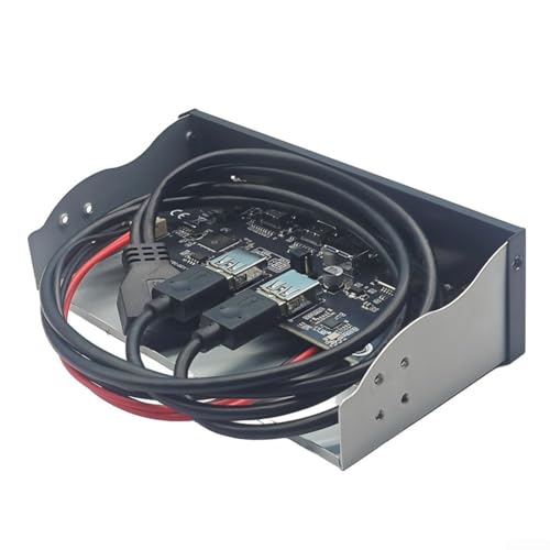 JGmotorfi 5,25 Zoll USB Hubs 3.2 Gen1 Front Panel Hub 5Gbps Datenübertragung, Audio Port & Kartenleser, ABS Schwarz für den industriellen Einsatz JGmotorfi 5,25 Zoll USB Hubs 3.2 Gen1 Front Panel Hub 5Gbps Datenübertragung, Audio Port & Kartenleser, ABS Schwarz für den industriellen Einsatz von JGmotorfi