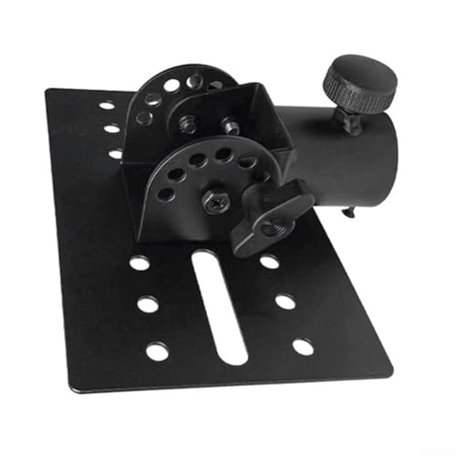 JGmotorfi Drehbarer Stativadapter aus Metall für DJ-PA-Lautsprecherständer, stabiles Design für optimale Audiorichtung von JGmotorfi
